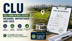 CLU full form in real estate showing land use and property classification